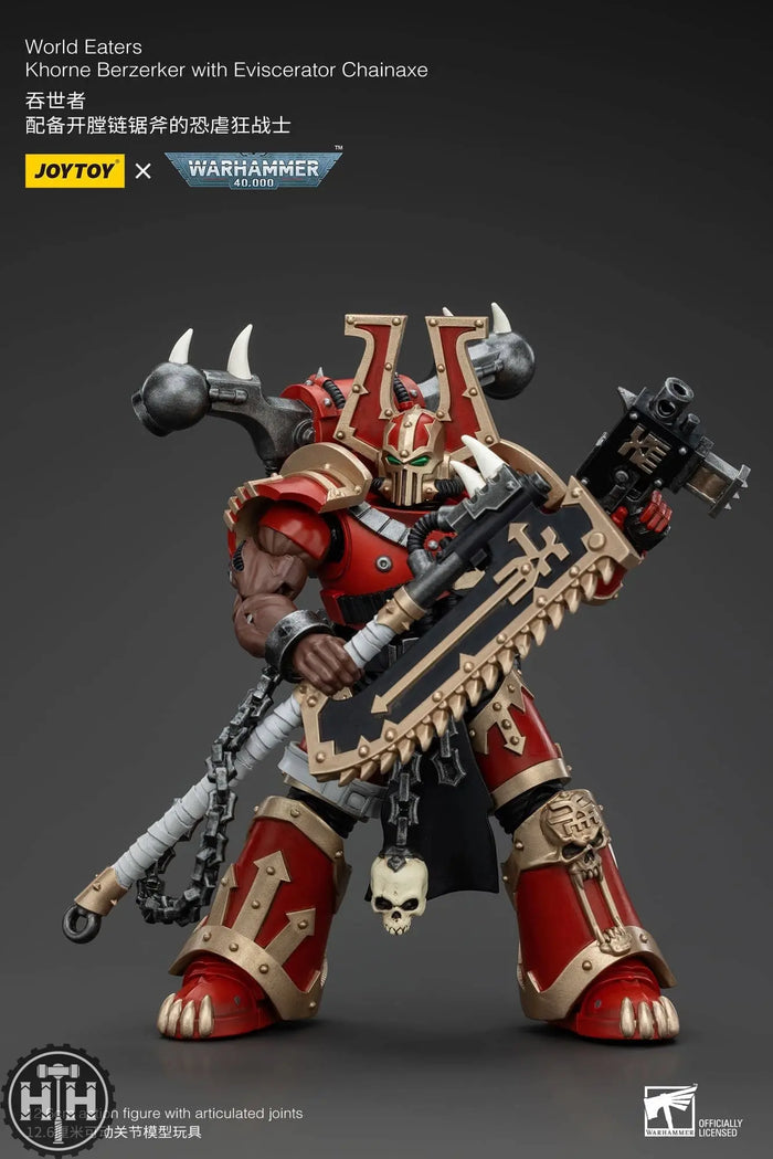 JoyToy World Eaters Khorne Berzerker with Eviscerator Chainaxe - JT00553 Action Figures JoyToy