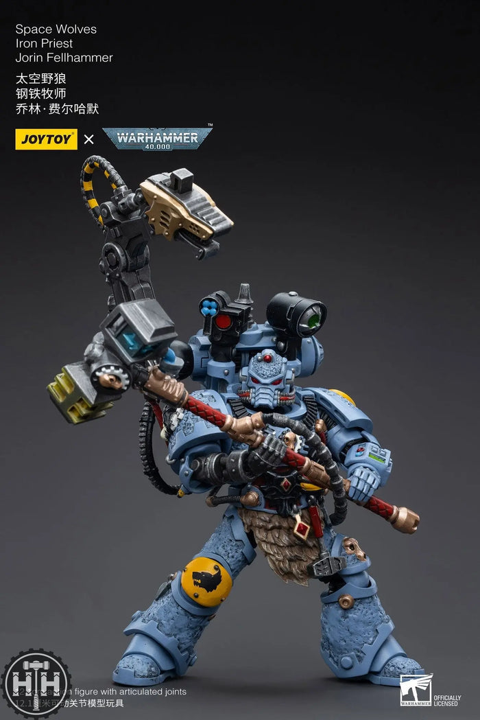 JoyToy Space Wolves Iron Priest Jorin Fellhammer Action Figures JoyToy