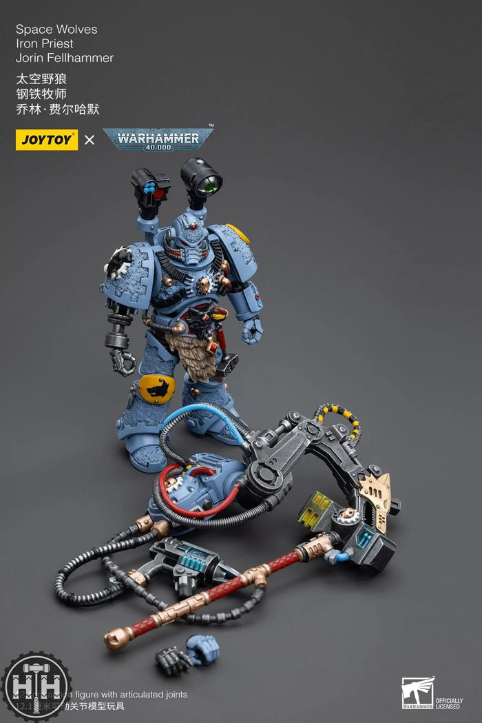 JT5208 JoyToy Space Wolves Iron Priest Jorin Fellhammer Action Figures JoyToy
