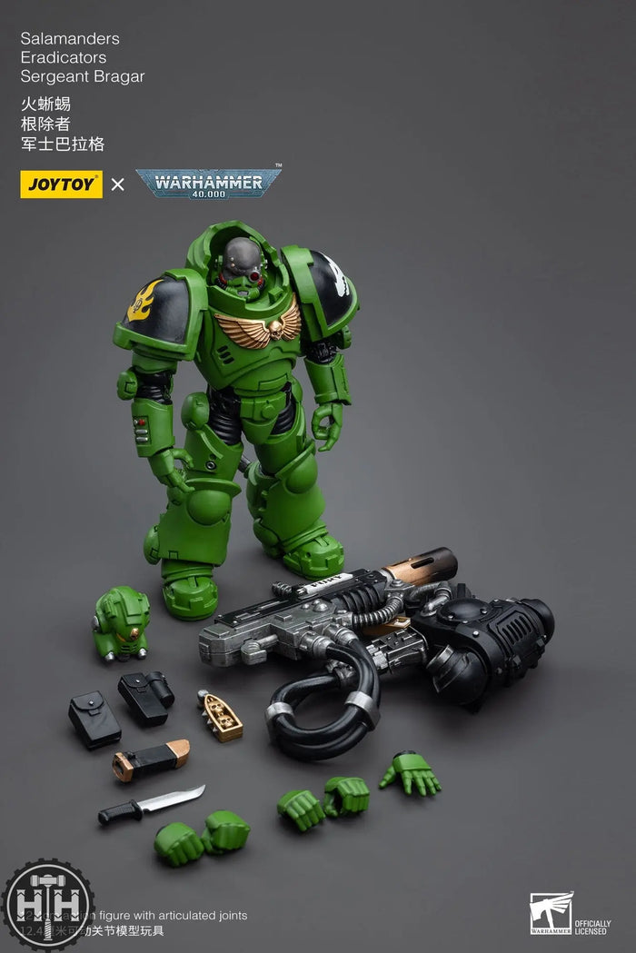 JT5253 JoyToy Salamanders Eradicators Sergeant Bragar Action Figures JoyToy