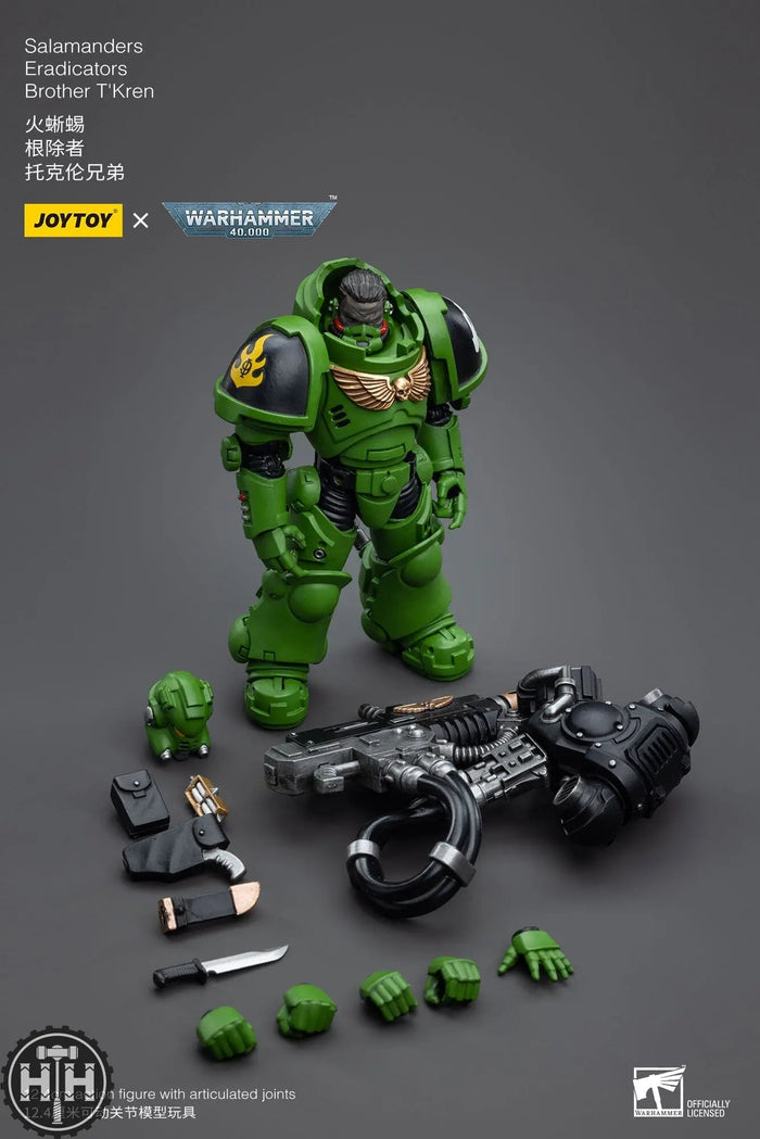 JT5260 JoyToy Salamanders Eradicators Brother T'Kren Action Figures JoyToy