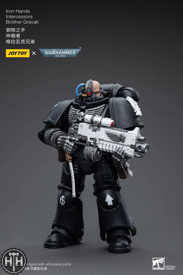 JoyToy Iron Hands Intercessors Brother Gravak Action Figures JoyToy