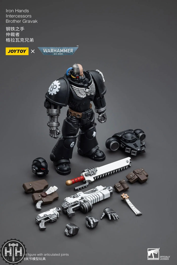 JT5284 JoyToy Iron Hands Intercessors Brother Gravak Action Figures JoyToy