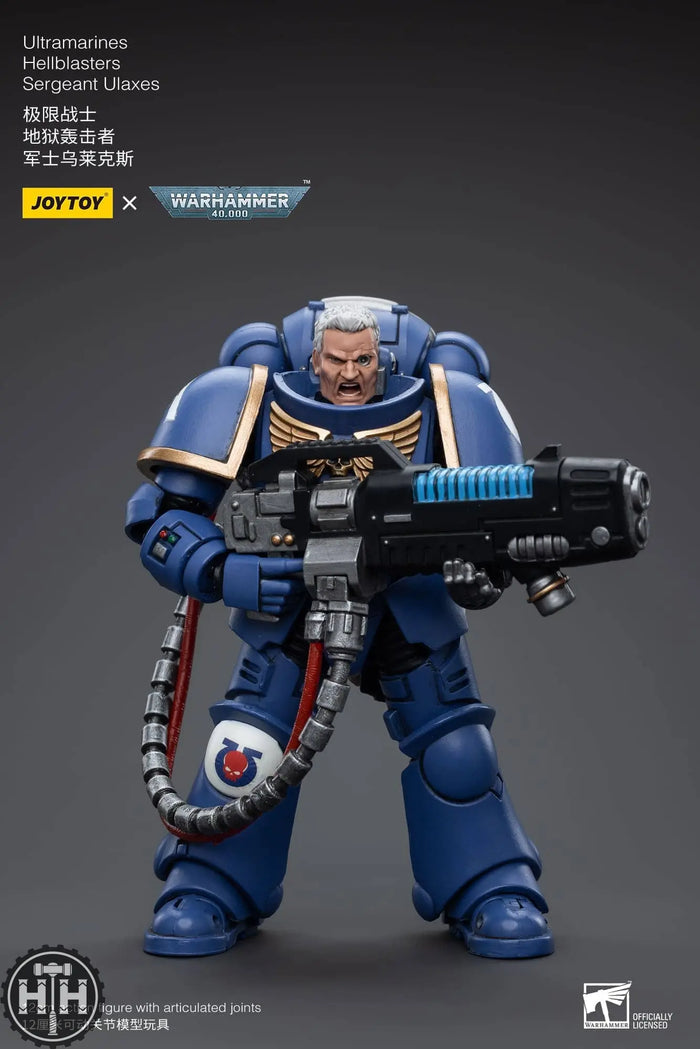 JoyToy Ultramarines Hellblasters Sergeant Ulaxes Action Figures JoyToy