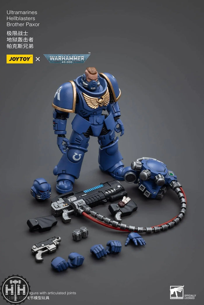 JT5369 JoyToy Ultramarines Hellblasters Brother Paxor Action Figures JoyToy