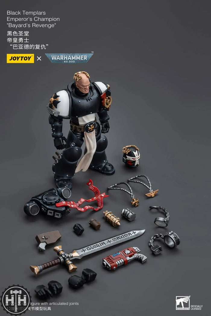 JT6557 JoyToy Black Templar Emperor's Champion Bayard's Revenge Action Figures JoyToy
