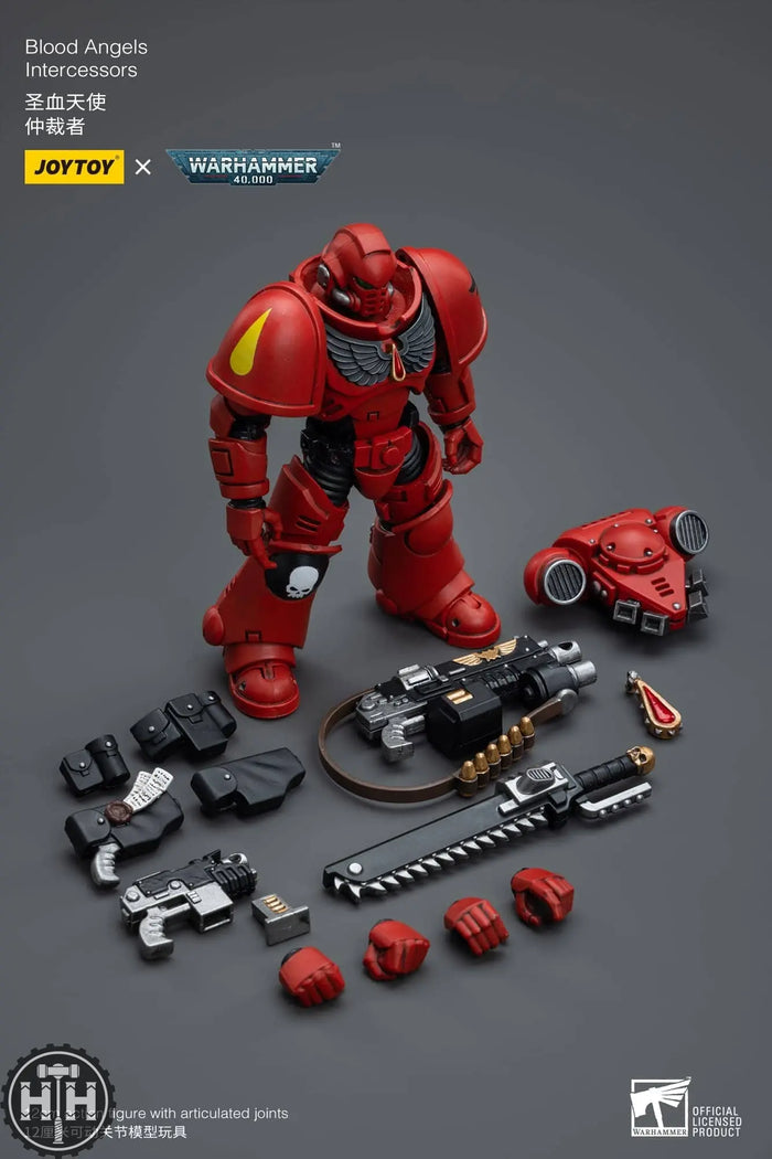 JT6649 JoyToy Blood Angels Intercessors Action Figures JoyToy