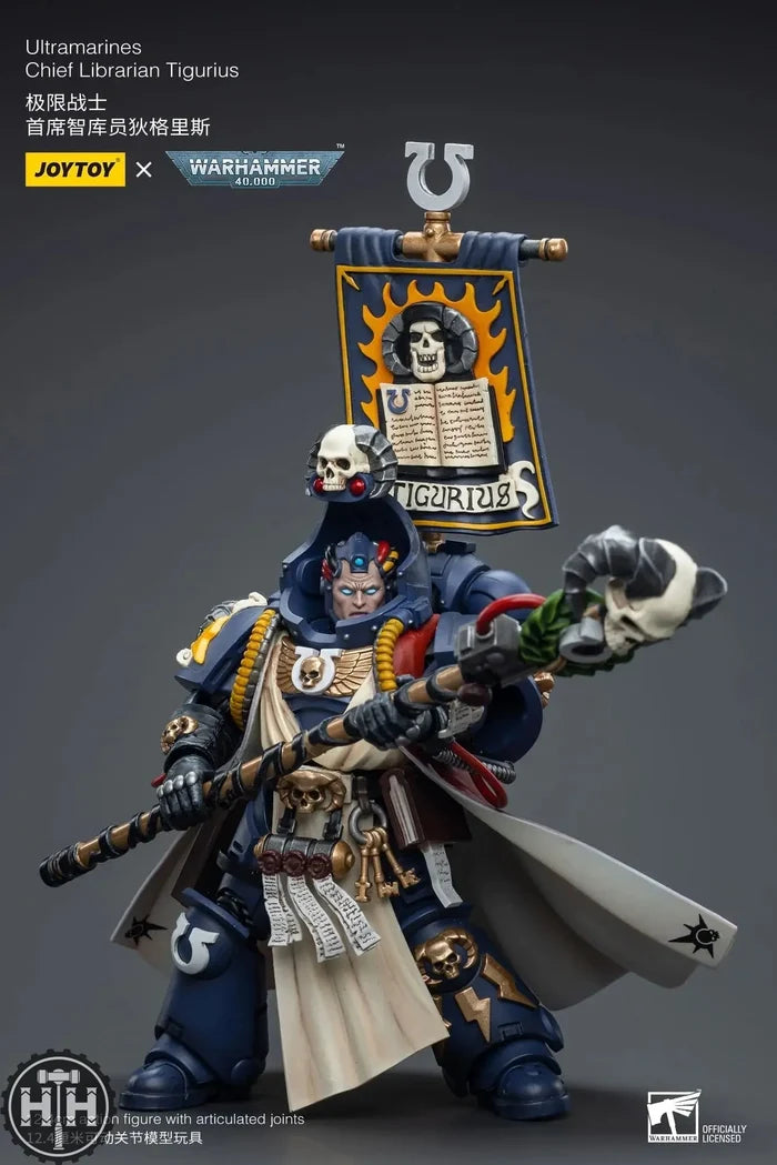 JoyToy Ultramarines Chief Librarian Tigurius Action Figures JoyToy