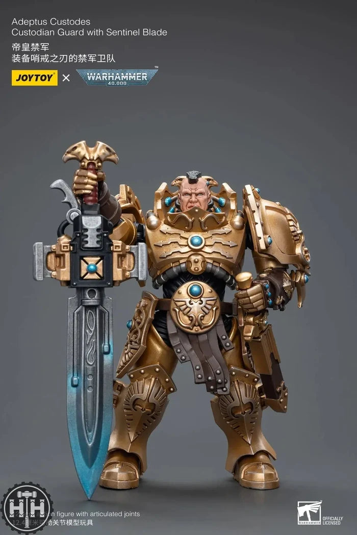 JoyToy Adeptus Custodes Custodian Guard with Sentinel Blade Action Figures JoyToy