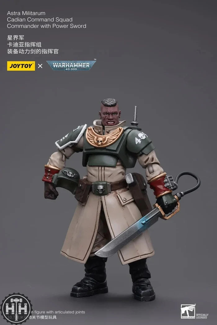 Joytoy Astra Militarum Cadian Command Squad Commander with Power Sword Action Figures JoyToy
