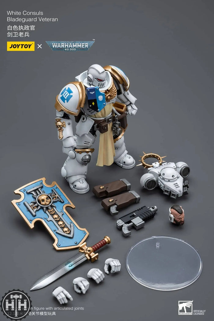 JT7981 JoyToy White Consuls Bladeguard Veteran Action Figures JoyToy