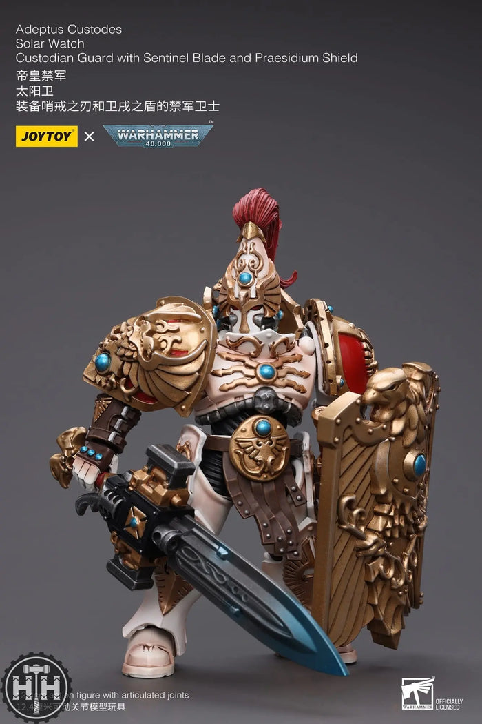 JoyToy Adeptus Custodes Solar Watch Custodian Guard with Sentinel Blade and Praesidium Shield Joytoy JoyToy
