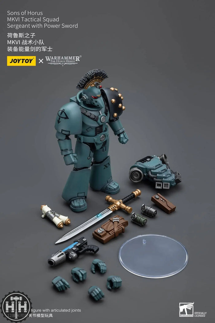 JT9466 JoyToy Sons of Horus MKVI Tactical Squad Sergeant with Power Sword Action Figures JoyToy