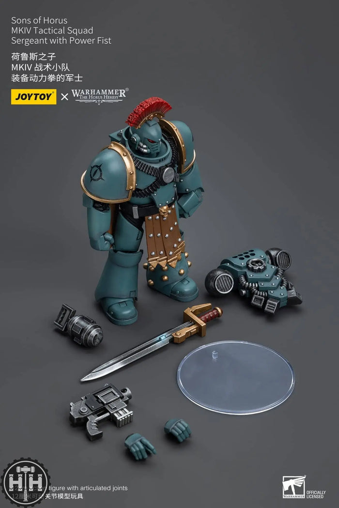 JT9572 JoyToy Sons of Horus MKIV Tactical Squad Sergeant with Power Fist Action Figures JoyToy