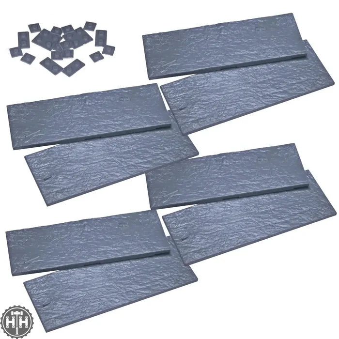 Kings of War Modular Plastic Base Set (100x40) x 8 KOW Generic Mantic Games