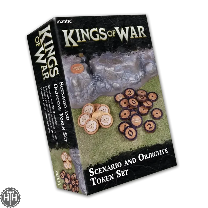 Kings of War Scenario and Objective Token Set (2025) KOW Generic Mantic Games