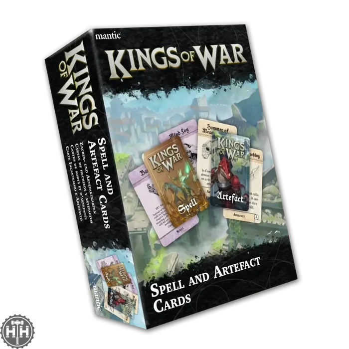 Kings of War Spell and Artefact Cards (2025) KOW Generic Mantic Games