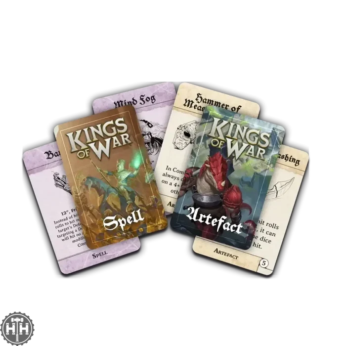 Kings of War Spell and Artefact Cards (2025) KOW Generic Mantic Games