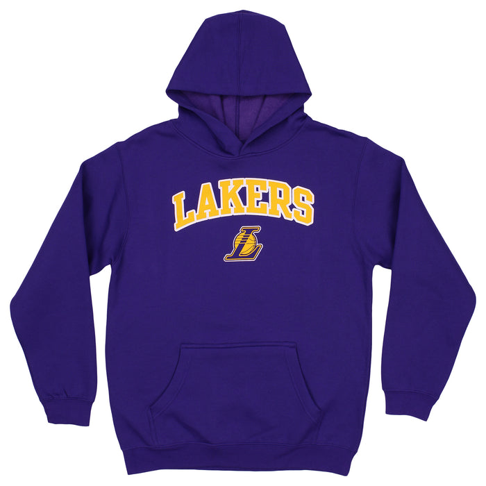 Lakers Boys 4-18 Fleece Hooded Top
