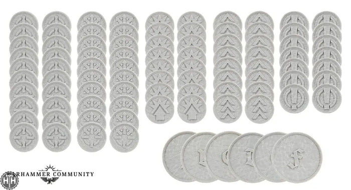 Legions Imperialis: Order Tokens And Objectives Markers Legions Imperialis Games Workshop