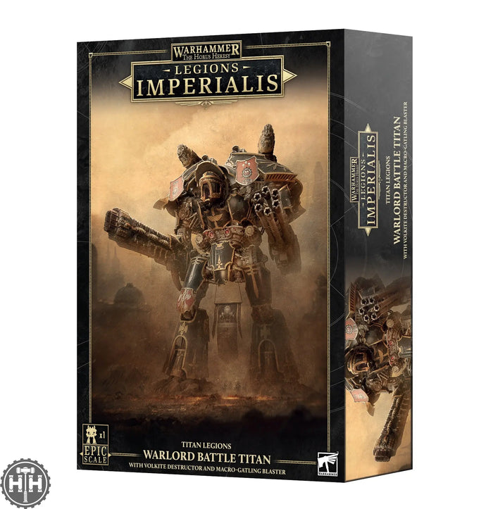 Legions Imperialis: Warlord Titan with Volkite Destructor and Macro-gatling Blaster Games Workshop