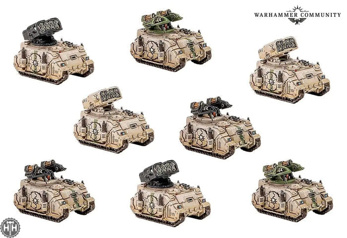 Legions Imperialis: Whirlwind and Scorpius Missile Tank Squadrons Legions Imperialis Games Workshop