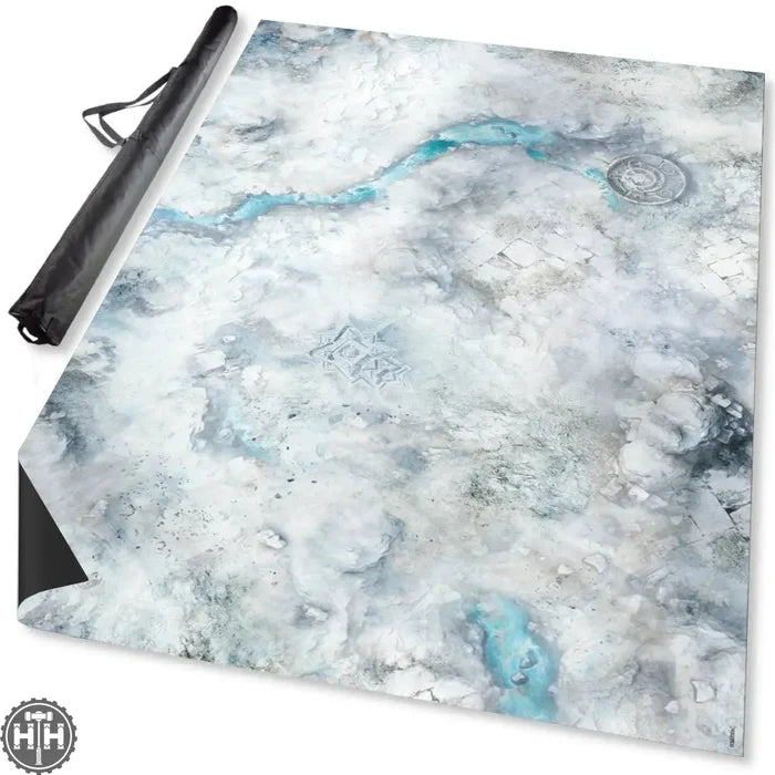 Mantic 6x4ft Snowfield Battle Mat Gaming Mat & Markers Mantic Games