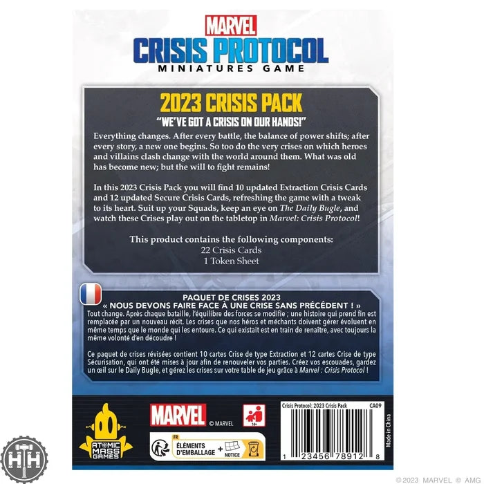 Marvel Crisis Protocol: Crisis Card Pack 2023 Card Pack Atomic Mass Games