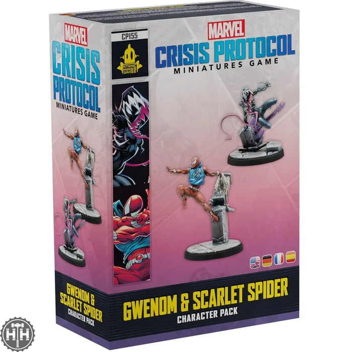 Marvel Crisis Protocol: Gwenom & Scarlet Spider Character Pack Atomic Mass Games