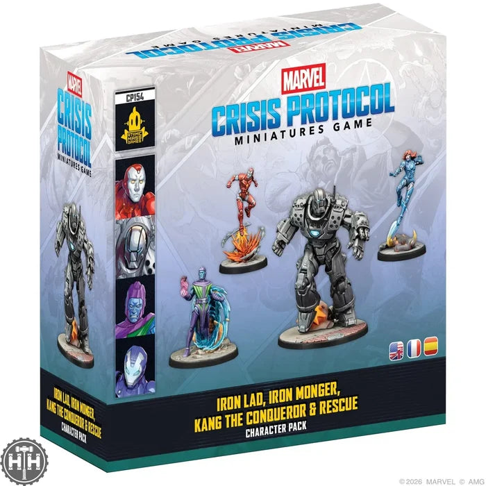 Marvel Crisis Protocol: Iron Lad, Iron Monger, Kang the Conqueror & Rescue Atomic Mass Games