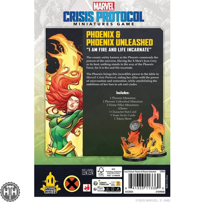 Marvel Crisis Protocol: Phoenix & Phoenix Unleashed Character Pack Atomic Mass Games