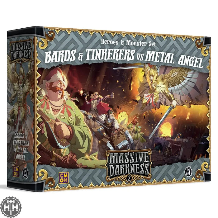 Massive Darkness 2: Bard & Tinkerer vs Metal Angel Board & Card Games CMON