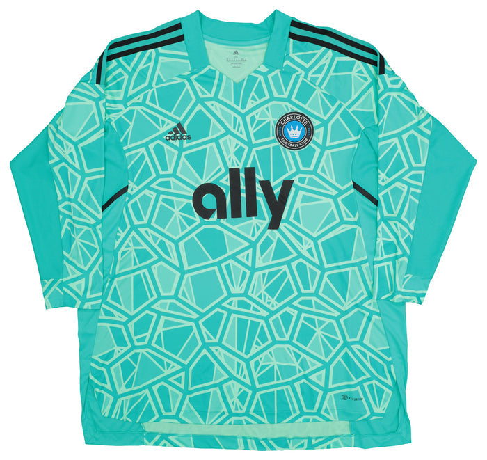 Adidas Mens Charlotte FC Con22gk Jsy L P Long Sleeve Jersey, MLS, Mirume/Black