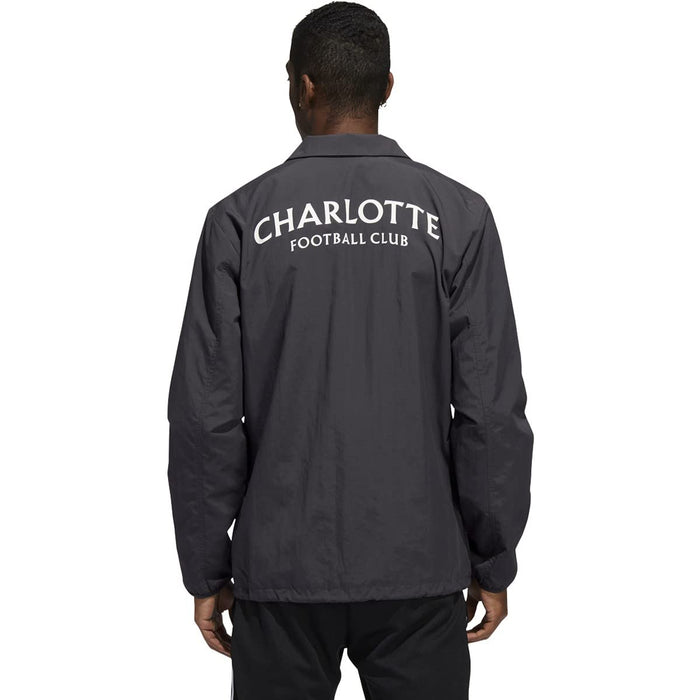 Adidas Mens Charlotte FC MLS Atm Unlined Jacket, MLS, Utiblk