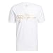 Adidas Mens Dame 8 Undis T Short Sleeve Graphic Tee, White