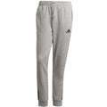 Adidas Men's Essential French Terry Tapered Cuff 3-Stripes Joggers, Medium Grey Heather/Black