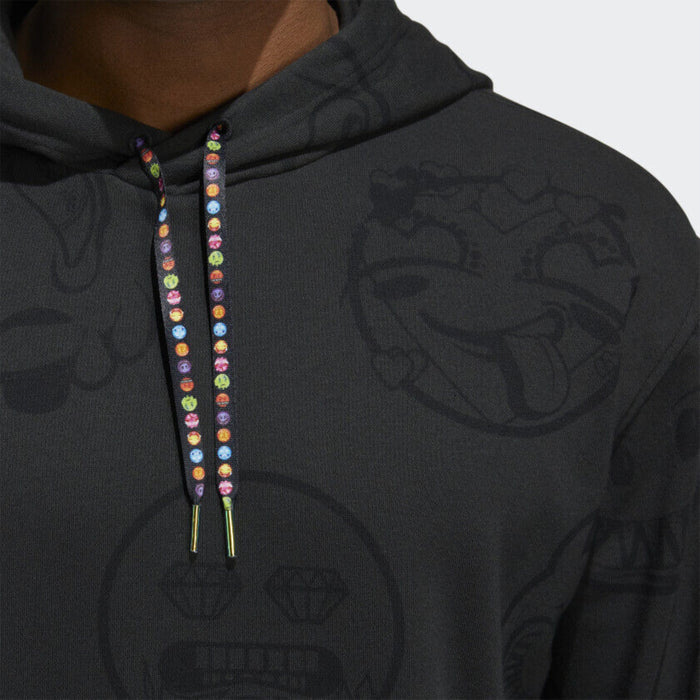 adidas Men's Exclusive Big Mood Pullover Hoodie, Black