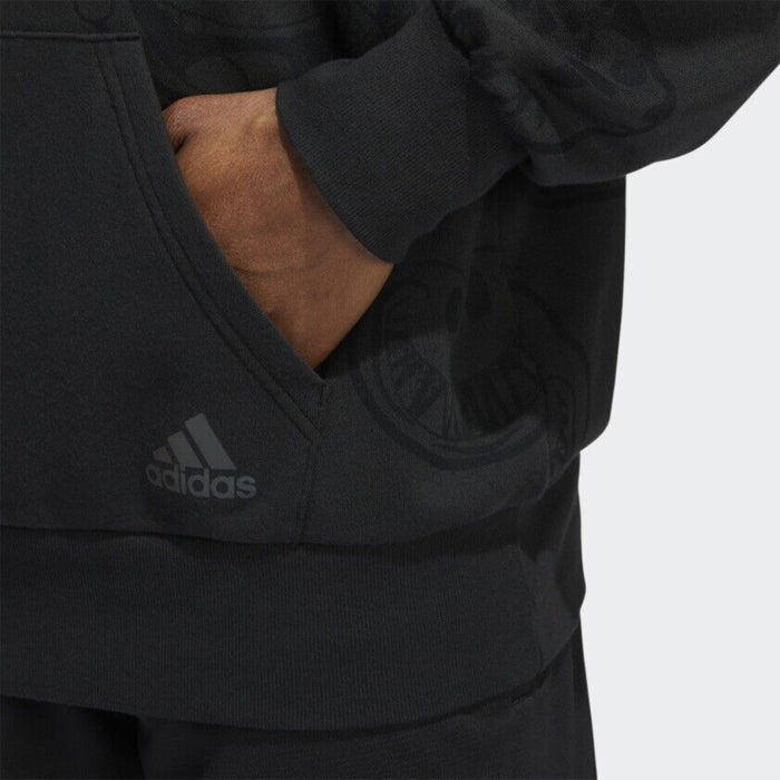 adidas Men's Exclusive Big Mood Pullover Hoodie, Black