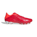 adidas Men's Football Copa Sense.1 Artificial Grass Soccer Cleats, Red/Cloud White/Solar Red