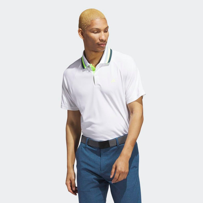 Adidas Mens Golf U365t Hrdy Polo White