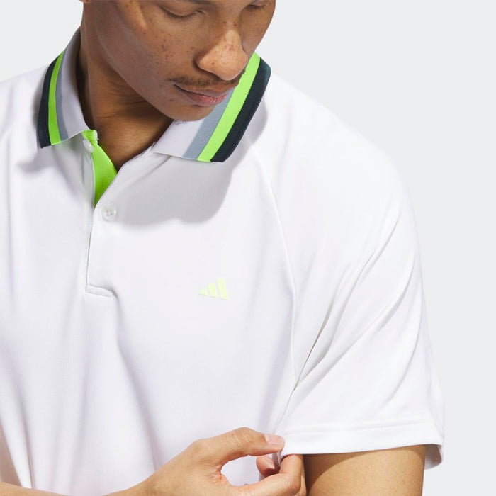 Adidas Mens Golf U365t Hrdy Polo White