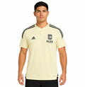 Adidas Mens Los Angeles Football Club Con22 Polo Short sleeve Polo Shirt, MLS, Sanbei/Black