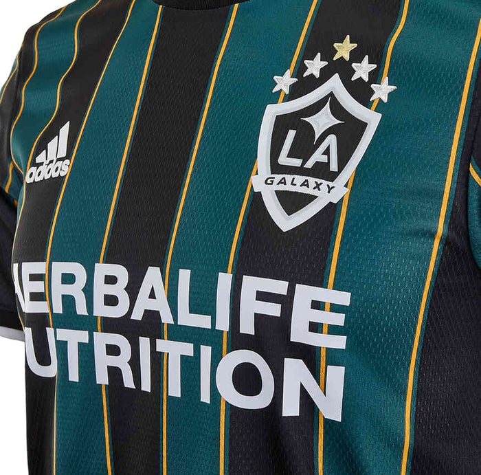 Adidas Mens Los Angeles Galaxy Lag A Jsy Au Short Sleeve Jersey, MLS