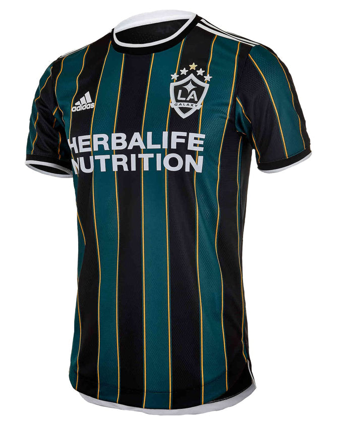 Adidas Mens Los Angeles Galaxy Lag A Jsy Au Short Sleeve Jersey, MLS