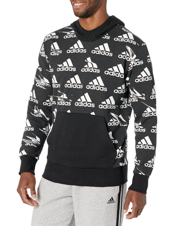 Adidas Mens M Bl Hooded Sweatshirt Black
