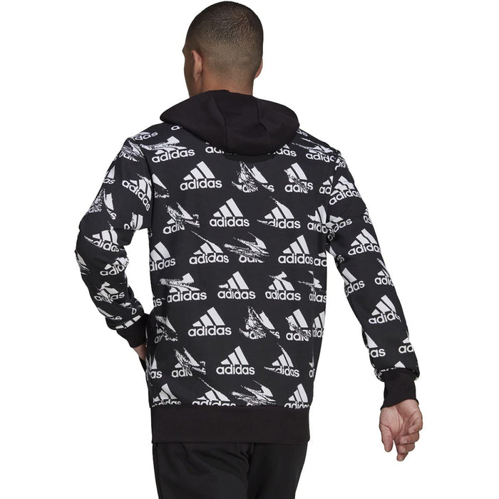Adidas Mens M Bl Hooded Sweatshirt Black