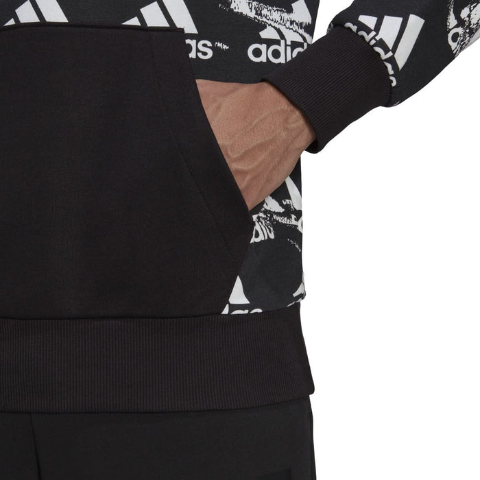 Adidas Mens M Bl Hooded Sweatshirt Black