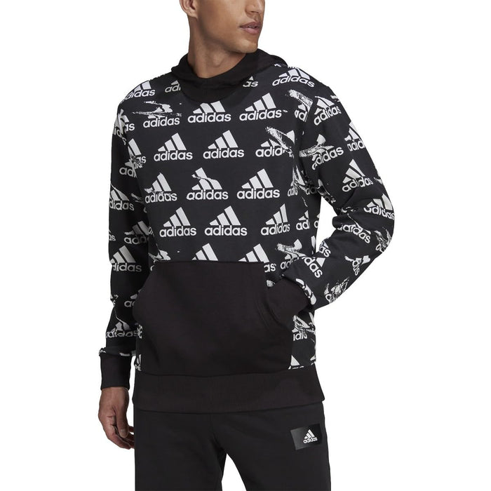 Adidas Mens M Bl Hooded Sweatshirt Black