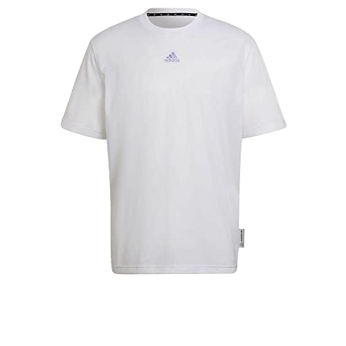 Adidas Mens M Graph Short Sleeve T-Shirt, White