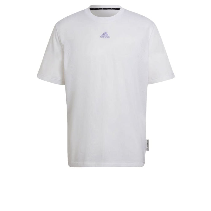 Adidas Mens M Graph Short Sleeve T-Shirt, White